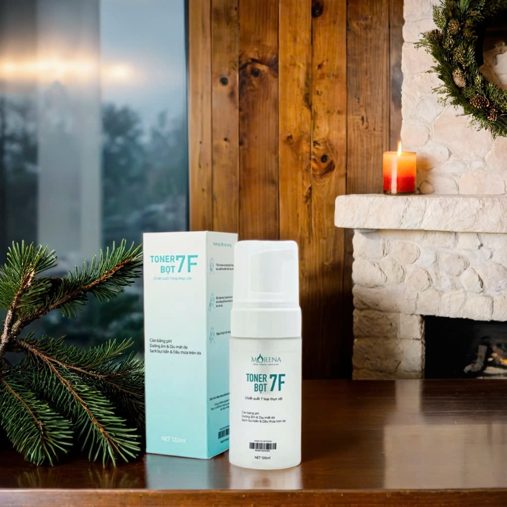 Toner bọt 7F Morena chính hãng - Nước hoa hồng tạo bọt - mịn da căng mọng