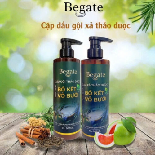 cặp gội - xả thảo dược sạch gàu không ngứa 500ml