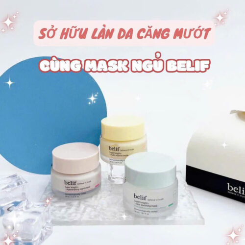 Mask cấp ẩm da mặt mịn màng căng mọng - môi 30ml