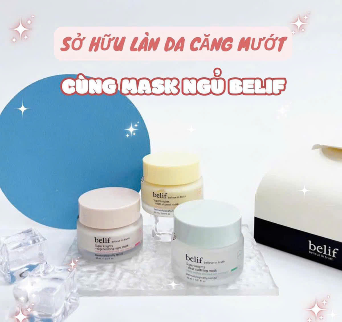 Mask cấp ẩm da mặt mịn màng căng mọng - môi 30ml