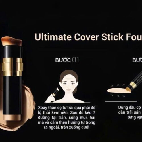 ❌Mua thanh kem nền OHUI 1250000k ?TẶNG: Kẻ Mắt Nước HUI Real Color Brush Eyeliner (#01 Màu Đen) 0.6g trị giá: 600k