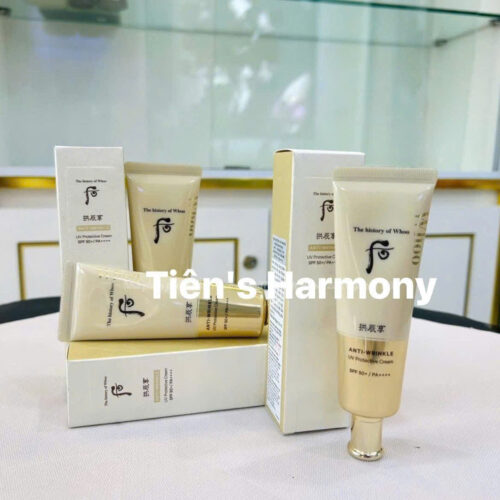 Kem chống nắng cải thiện nếp nhăn Whoo Gongjinhyang Wrinkle Sun Cream SPF50+/PA++++ 50ml