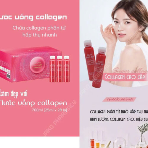 Nước uống đẹp da bổ sung collagen
